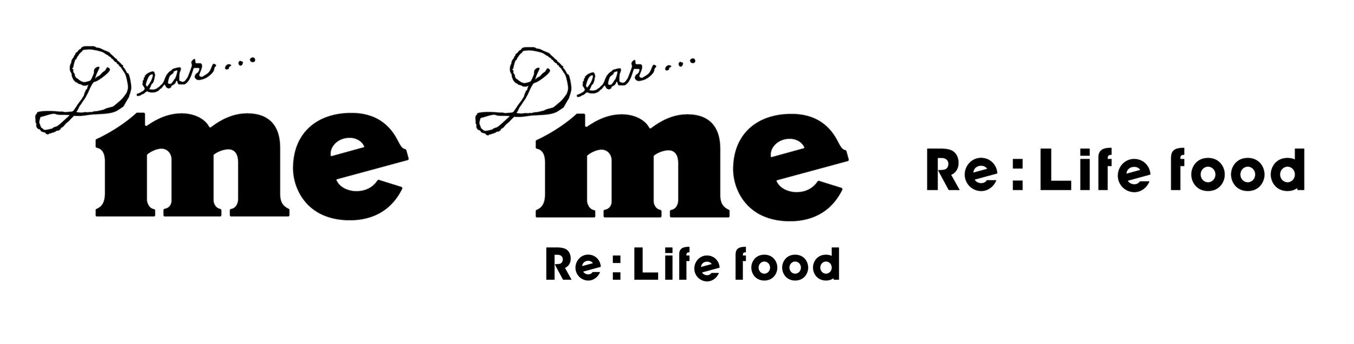 Dear me / Re:Life food ロゴ